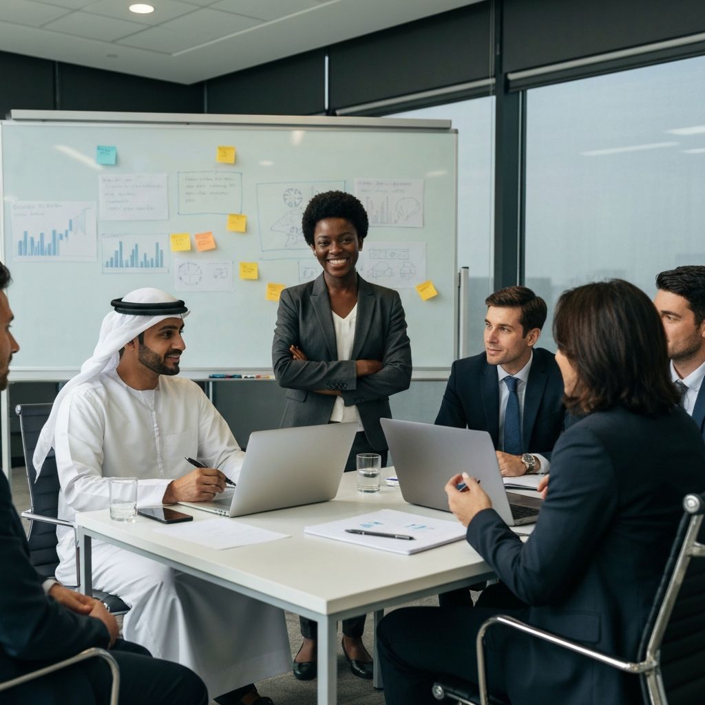 Diverse professional team