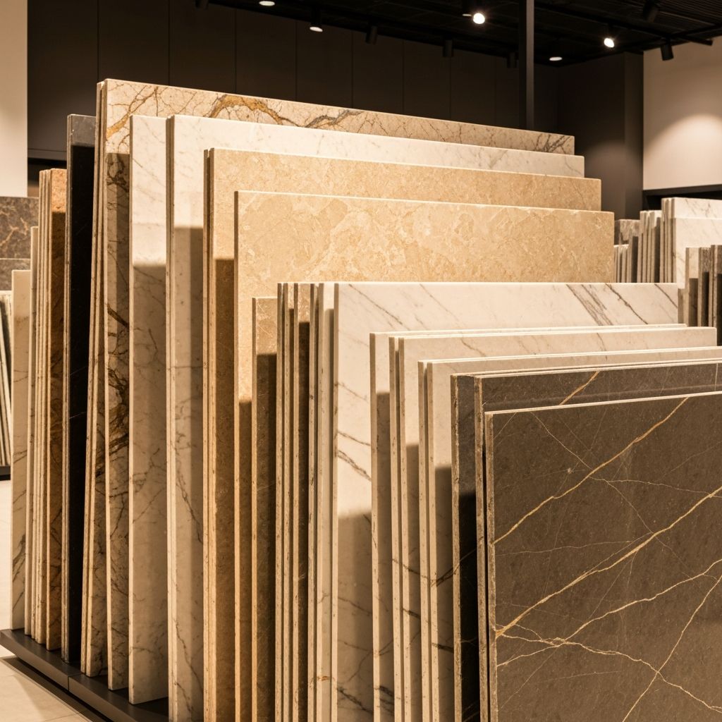 Premium marble and natural stone materials
