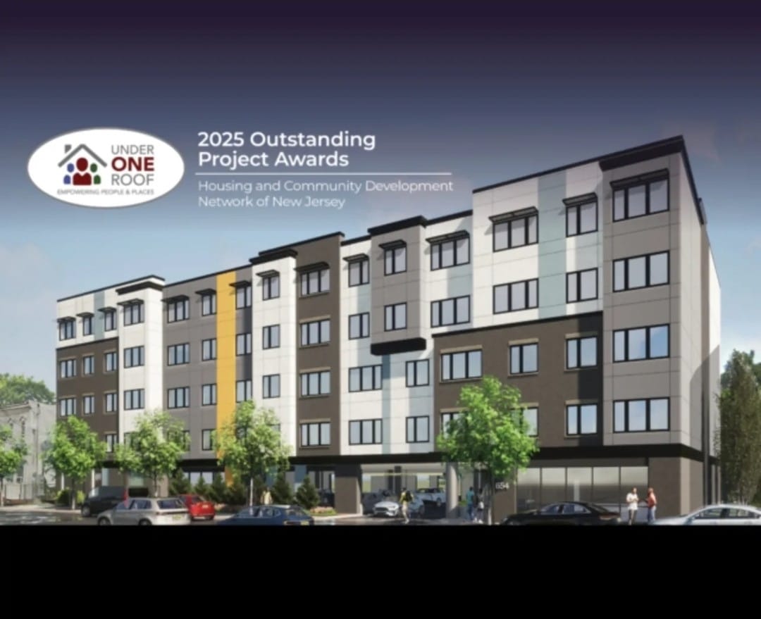 Newark 60-Unit Affordable Housing - Award-winning rendering